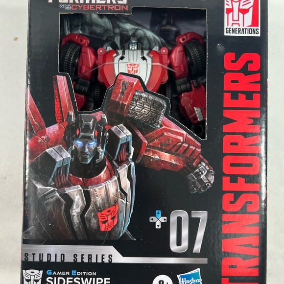 Transformers Hasbro War for Cybertron Studio Series 07 Gamer Edition Sideswipe! - Picture 1 of 5